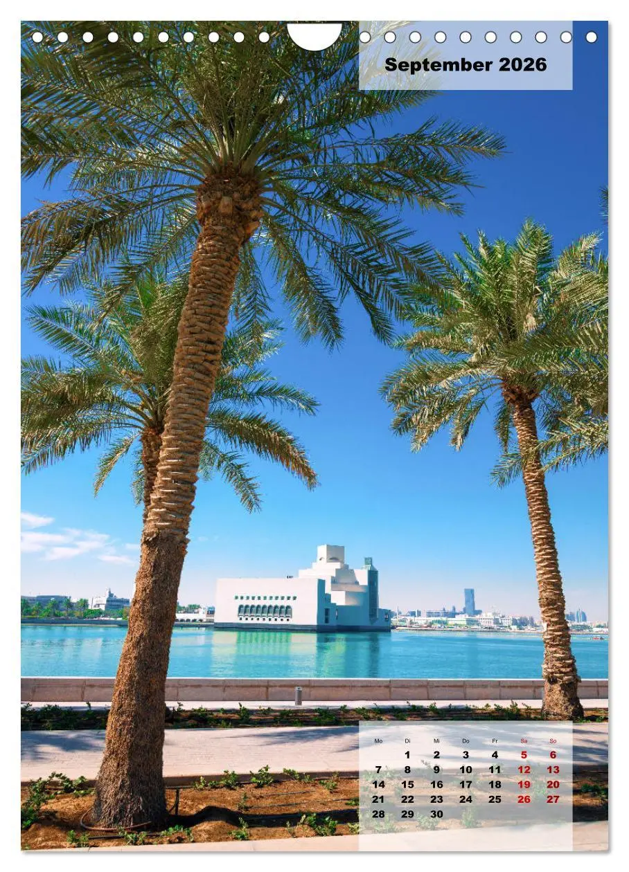 Bild: 9783516378627 | Doha Leuchtende Hauptstadt von Katar (Wandkalender 2026 DIN A4...