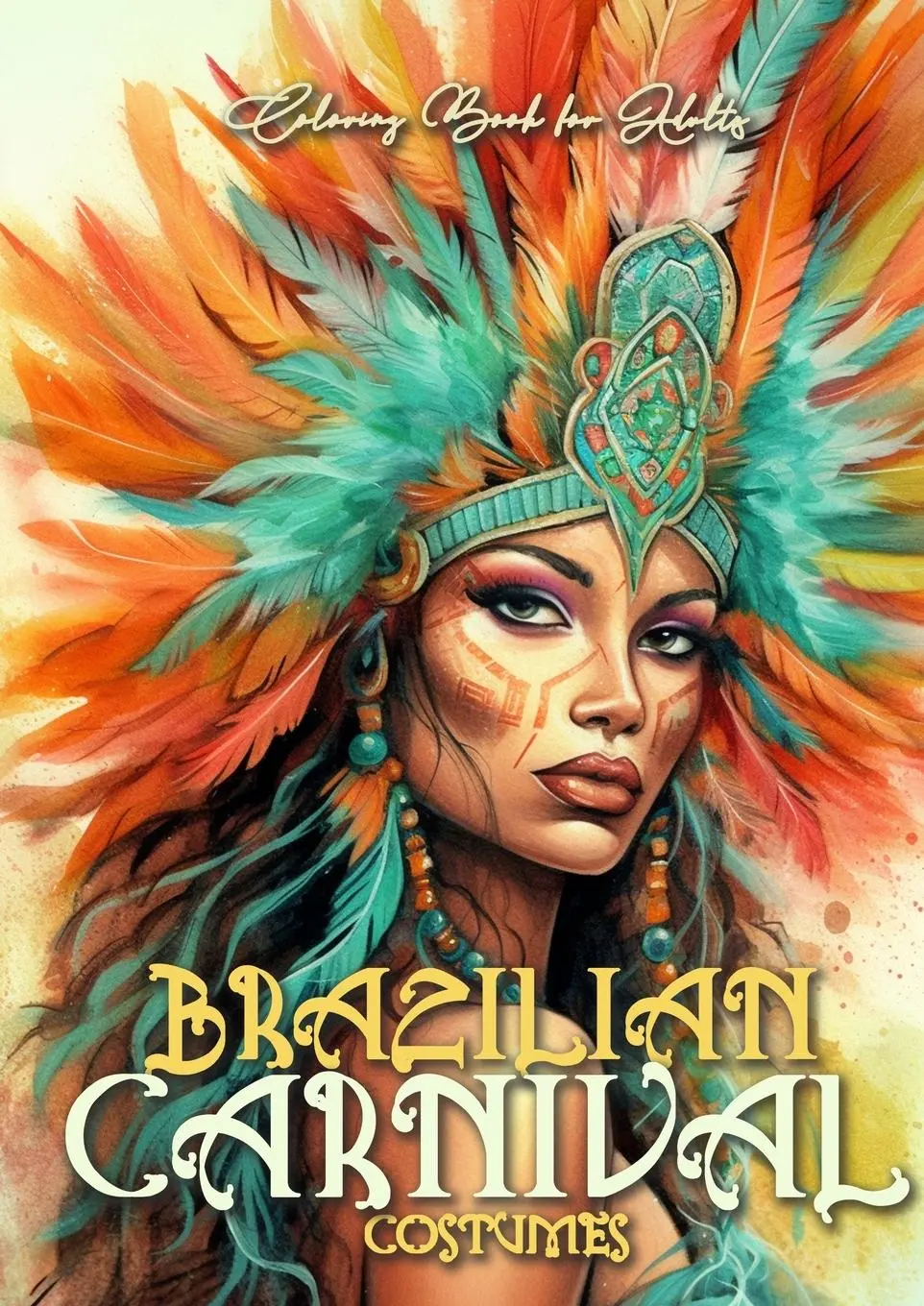 Cover: 9783757568627 | Brazilian Carnival Coloring Book for Adults | Monsoon Publishing