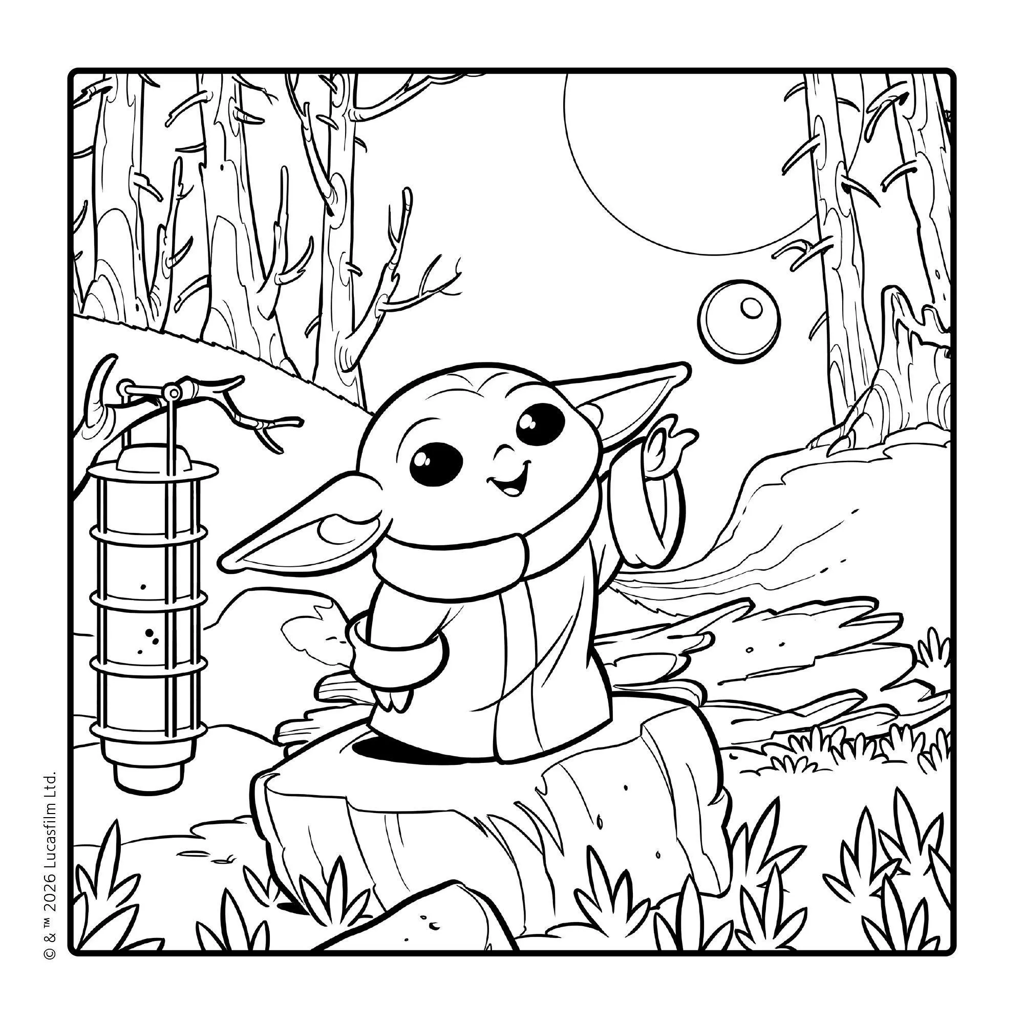 Bild: 9783833248627 | Star Wars The Mandalorian: Cozy Coloring - Das entspannende Malbuch