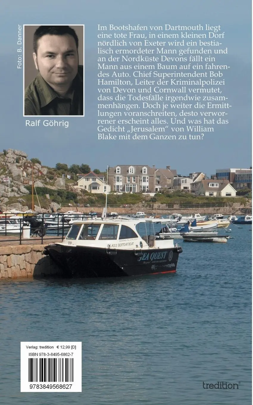 Rückseite: 9783849568627 | Jerusalem | Ein Cornwall-Krimi | Ralf Göhrig | Taschenbuch | Paperback