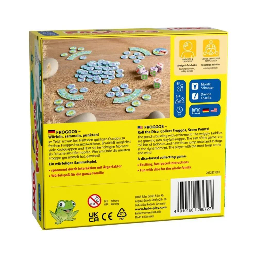 Bild: 4010168288727 | Froggos | Patrick Tonn | Spiel | 2012811001 | Deutsch | 2025