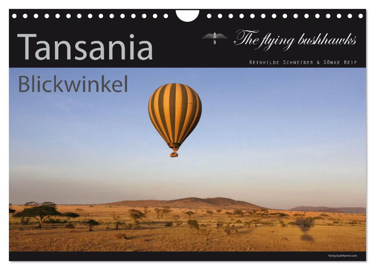 Cover: 9783457278727 | Tansania Blickwinkel 2026 (Wandkalender 2026 DIN A4 quer), CALVENDO...