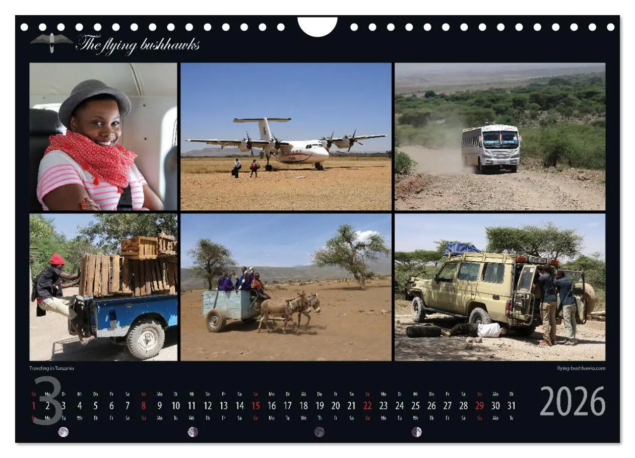 Bild: 9783457278727 | Tansania Blickwinkel 2026 (Wandkalender 2026 DIN A4 quer), CALVENDO...