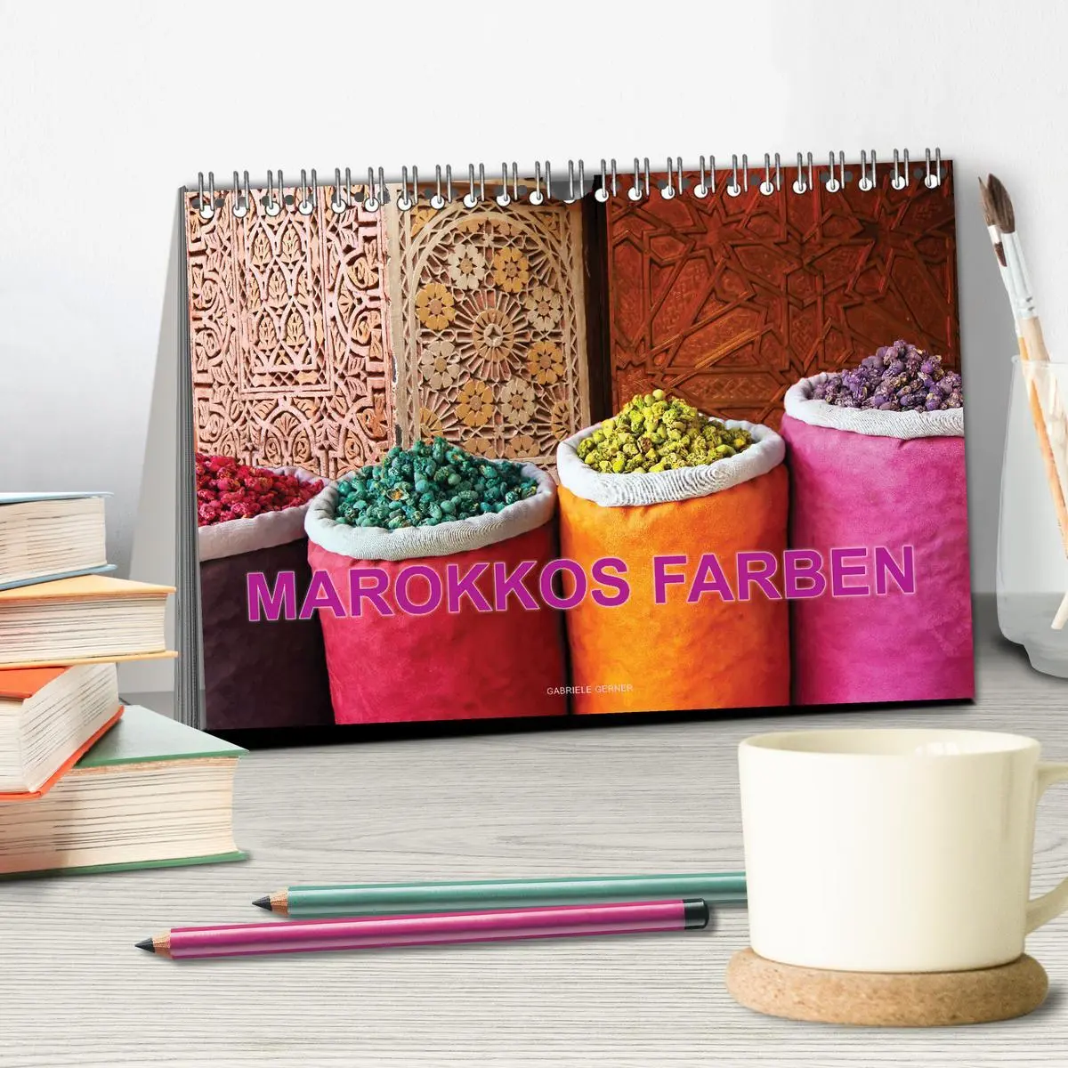 Bild: 9783457898727 | Marokkos Farben (Tischkalender 2026 DIN A5 quer), CALVENDO...