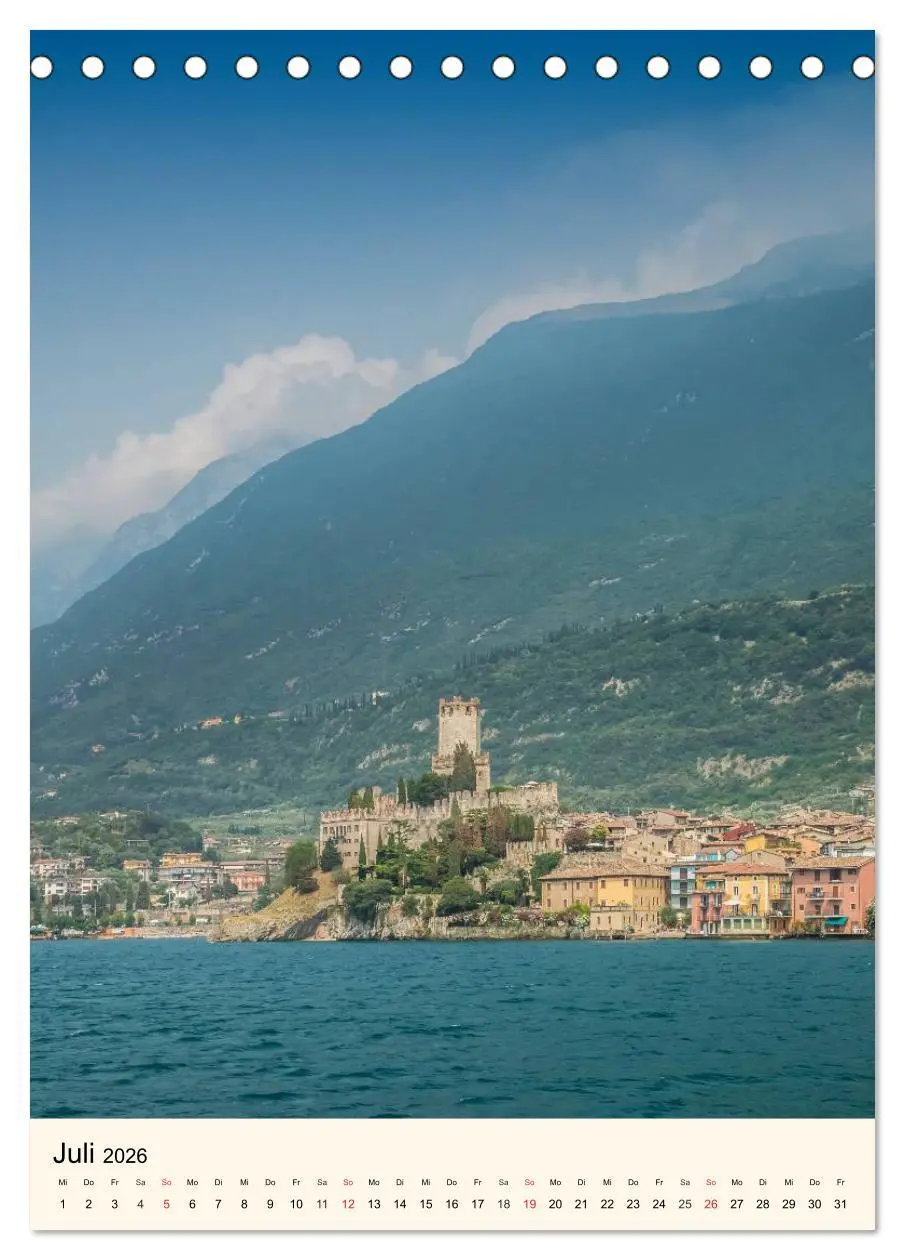 Bild: 9783516438727 | GARDASEE Orte am bezaubernden Ostufer (Tischkalender 2026 DIN A5...
