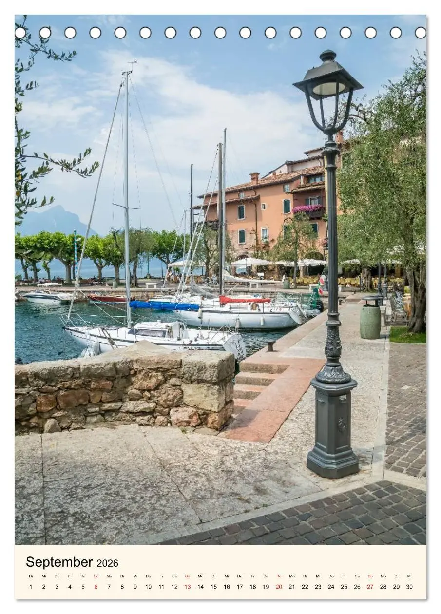 Bild: 9783516438727 | GARDASEE Orte am bezaubernden Ostufer (Tischkalender 2026 DIN A5...