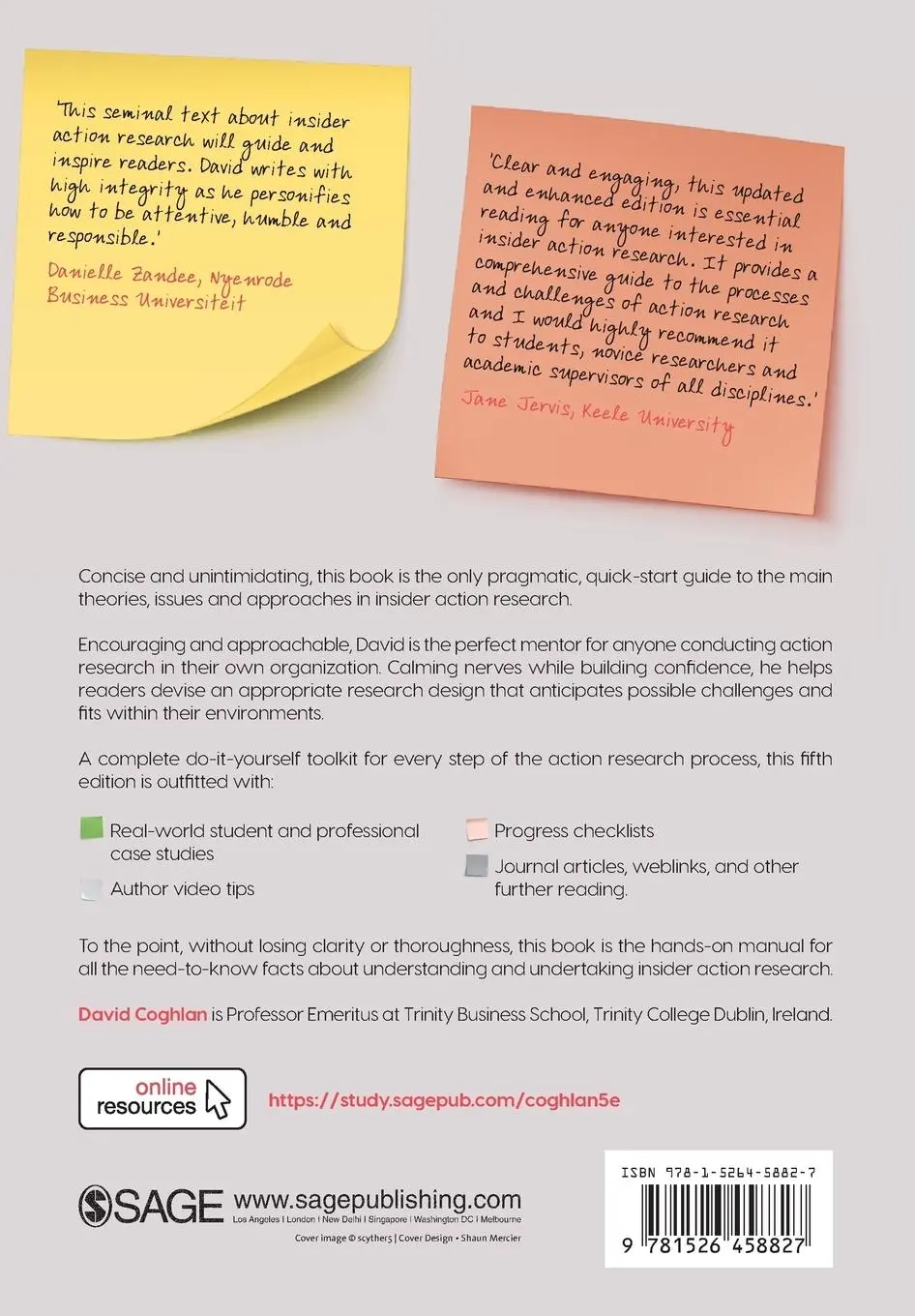 Rückseite: 9781526458827 | Doing Action Research in Your Own Organization | David Coghlan | Buch