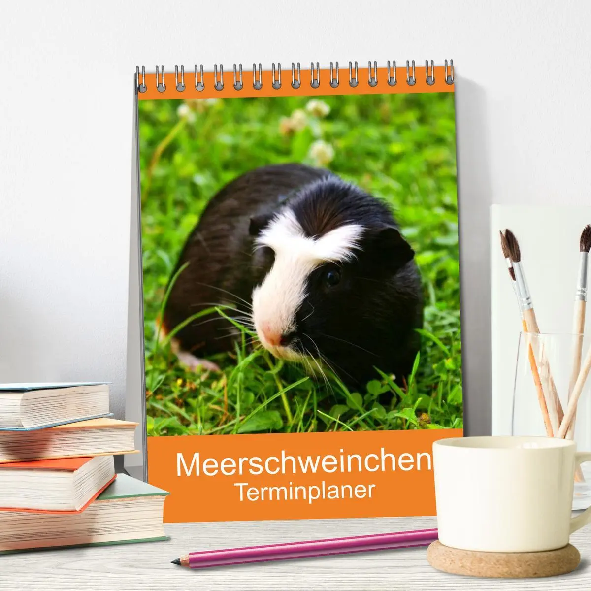 Bild: 9783516428827 | Meerschweinchen Terminplaner (Tischkalender 2026 DIN A5 hoch),...