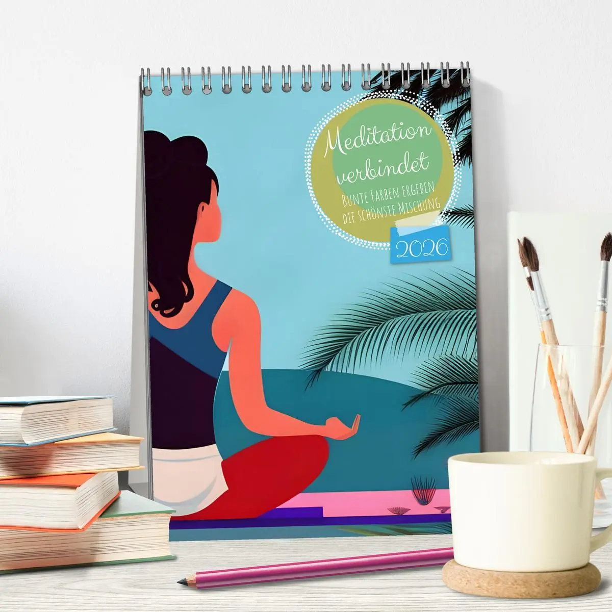 Bild: 9783516598827 | Meditation verbindet (Tischkalender 2026 DIN A5 hoch), CALVENDO...