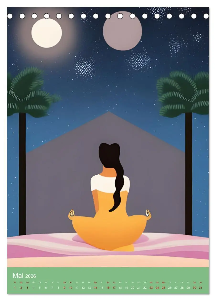 Bild: 9783516598827 | Meditation verbindet (Tischkalender 2026 DIN A5 hoch), CALVENDO...