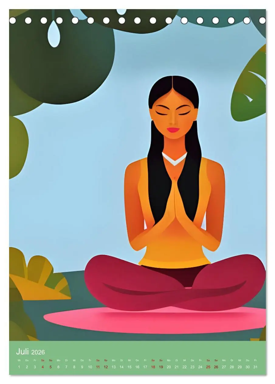 Bild: 9783516598827 | Meditation verbindet (Tischkalender 2026 DIN A5 hoch), CALVENDO...