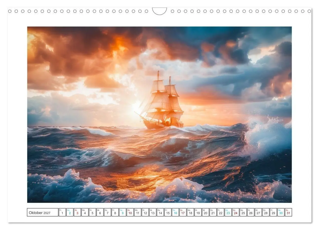 Bild: 9783569138827 | Wind und Wogen (Wandkalender 2027 DIN A3 quer), CALVENDO...