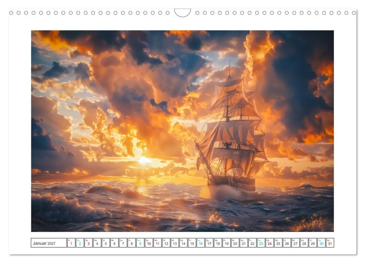 Bild: 9783569138827 | Wind und Wogen (Wandkalender 2027 DIN A3 quer), CALVENDO...