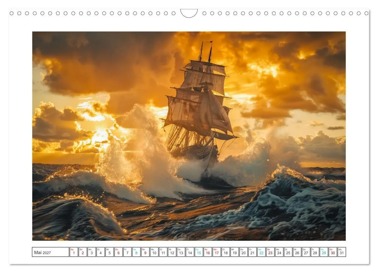 Bild: 9783569138827 | Wind und Wogen (Wandkalender 2027 DIN A3 quer), CALVENDO...