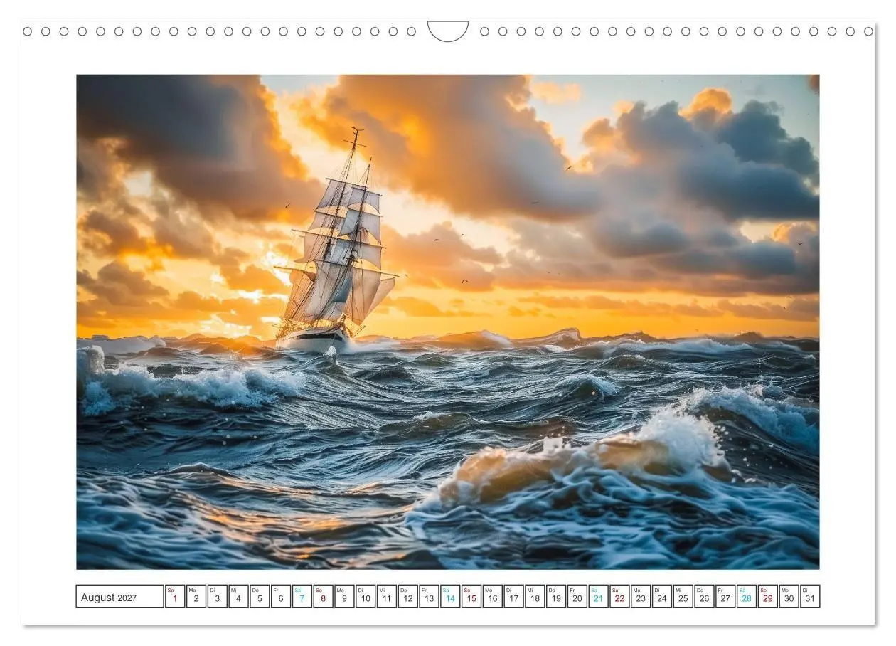Bild: 9783569138827 | Wind und Wogen (Wandkalender 2027 DIN A3 quer), CALVENDO...