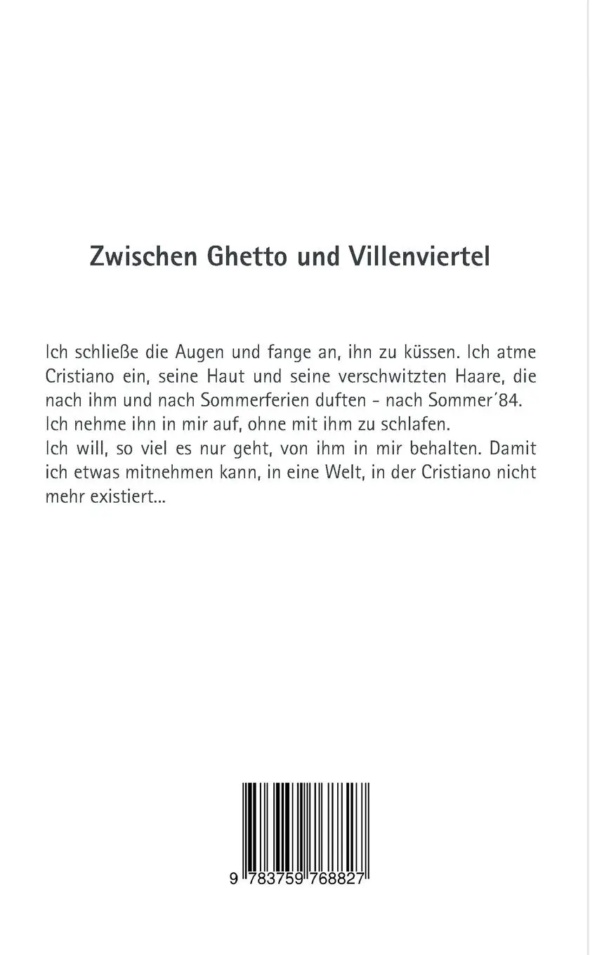 Rückseite: 9783759768827 | Cristiano, Ela und ich | Zwischen Ghetto und Villenviertel | Roberti