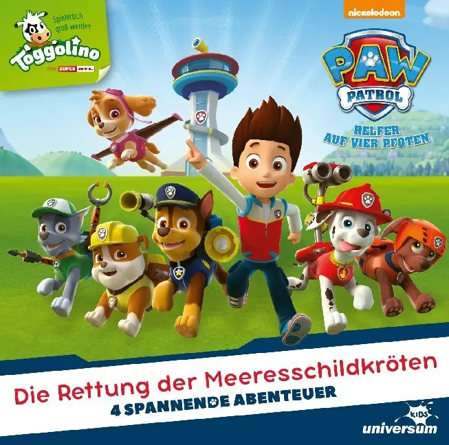 Cover: 889854468927 | Paw Patrol - die Rettung der Meeresschildkröten, 1 Audio-CD | Pfoten