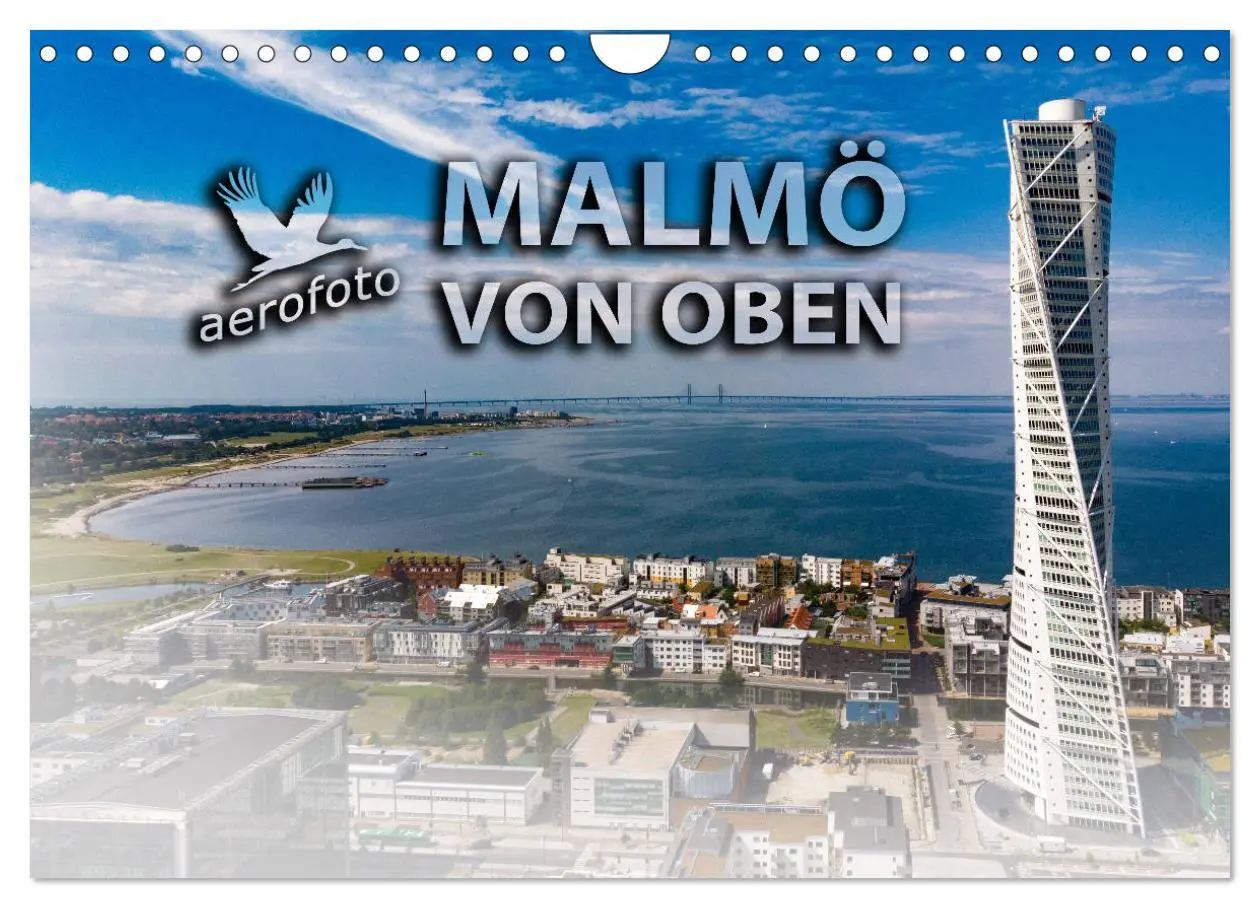 Cover: 9783457708927 | Malmö von oben (Wandkalender 2026 DIN A4 quer), CALVENDO...