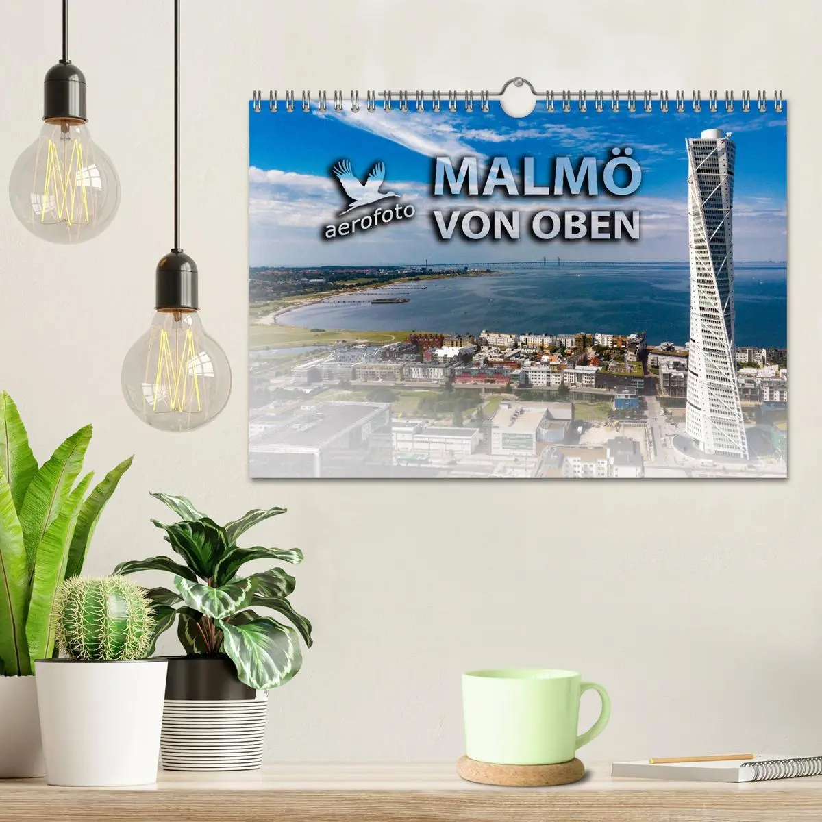 Bild: 9783457708927 | Malmö von oben (Wandkalender 2026 DIN A4 quer), CALVENDO...