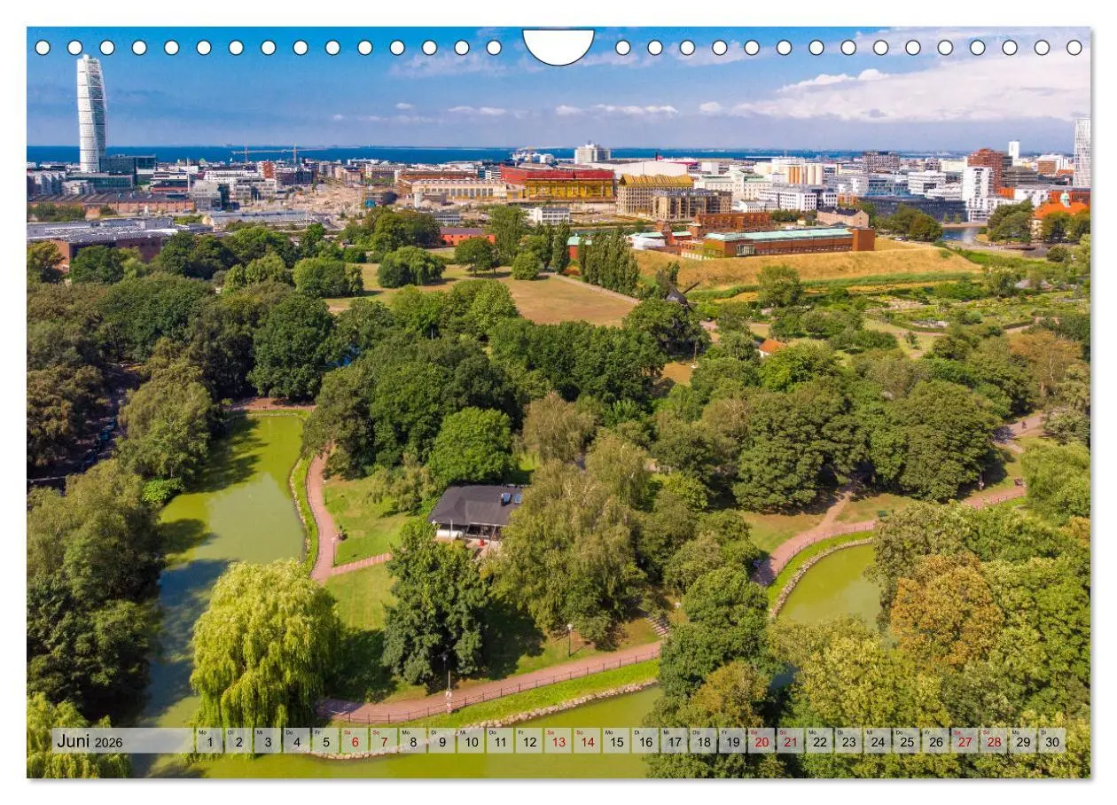 Bild: 9783457708927 | Malmö von oben (Wandkalender 2026 DIN A4 quer), CALVENDO...