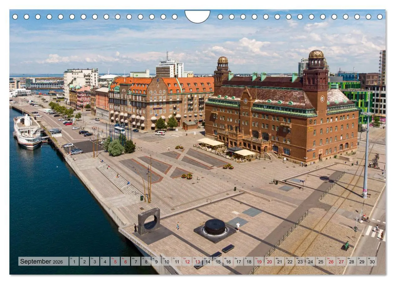Bild: 9783457708927 | Malmö von oben (Wandkalender 2026 DIN A4 quer), CALVENDO...