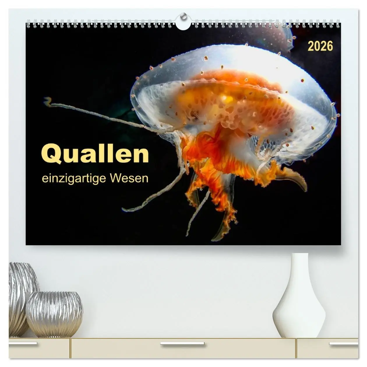 Cover: 9783516038927 | Quallen - einzigartige Wesen (hochwertiger Premium Wandkalender...