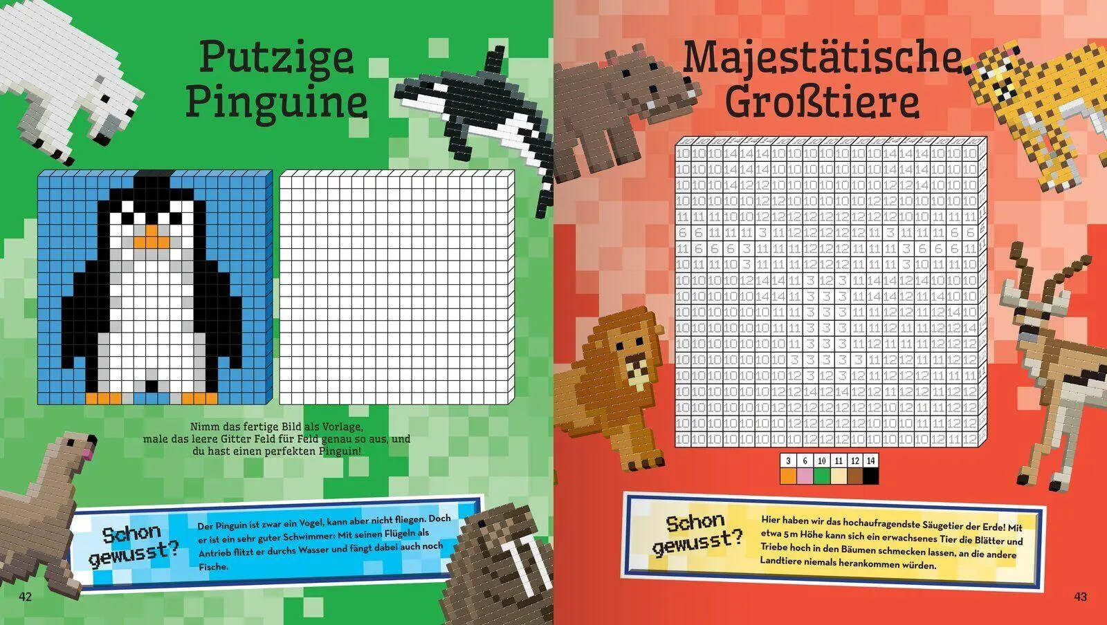 Bild: 9783741528927 | Pixelmalbuch Tiere | Ullmann Ullmann Ullmann Medien Verlag | Buch