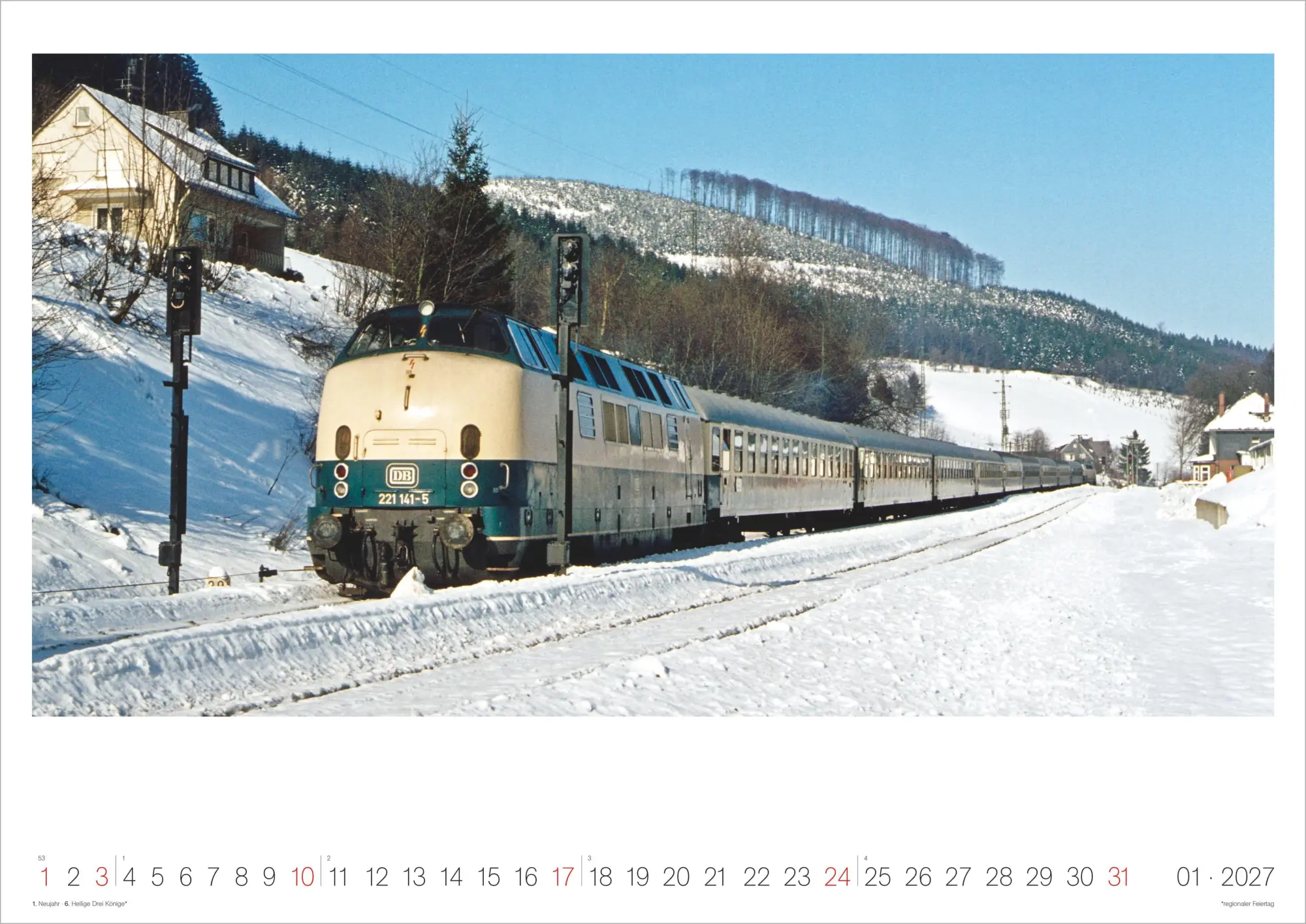 Bild: 4069095019027 | Eisenbahn-Nostalgie 2027 | Neumann Verlage GmbH &amp; Co KG | Kalender
