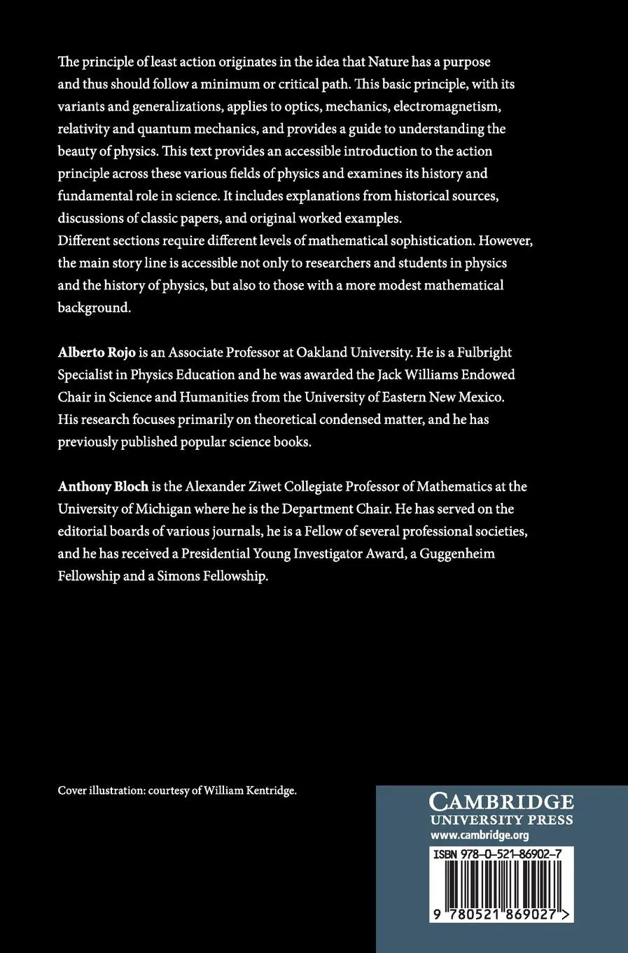 Rückseite: 9780521869027 | The Principle of Least Action | Alberto Rojo (u. a.) | Buch | Englisch