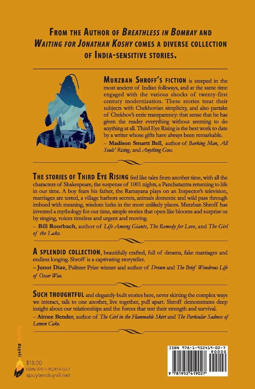 Rückseite: 9781952419027 | Third Eye Rising | Murzban F. Shroff | Taschenbuch | Englisch | 2021