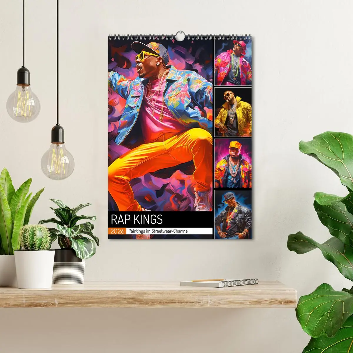 Bild: 9783516309027 | Rap Kings. Paintings im Streetwear-Charme (Wandkalender 2026 DIN A3...