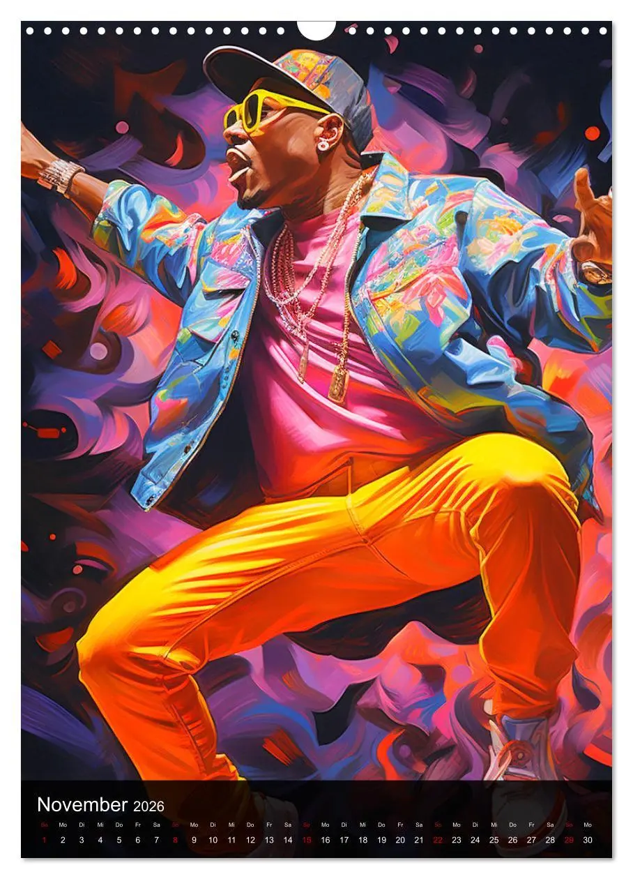Bild: 9783516309027 | Rap Kings. Paintings im Streetwear-Charme (Wandkalender 2026 DIN A3...