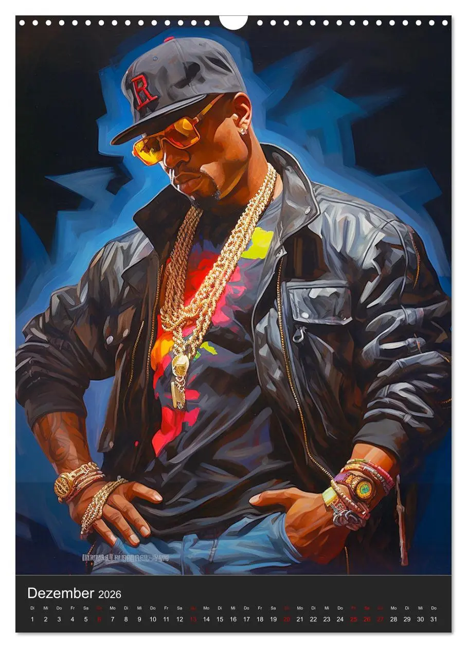 Bild: 9783516309027 | Rap Kings. Paintings im Streetwear-Charme (Wandkalender 2026 DIN A3...