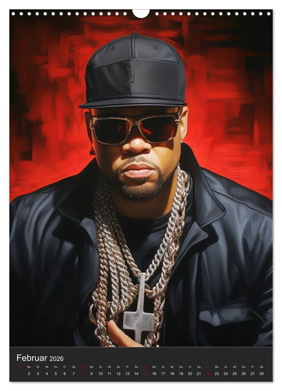 Bild: 9783516309027 | Rap Kings. Paintings im Streetwear-Charme (Wandkalender 2026 DIN A3...