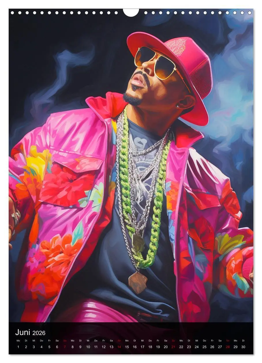 Bild: 9783516309027 | Rap Kings. Paintings im Streetwear-Charme (Wandkalender 2026 DIN A3...