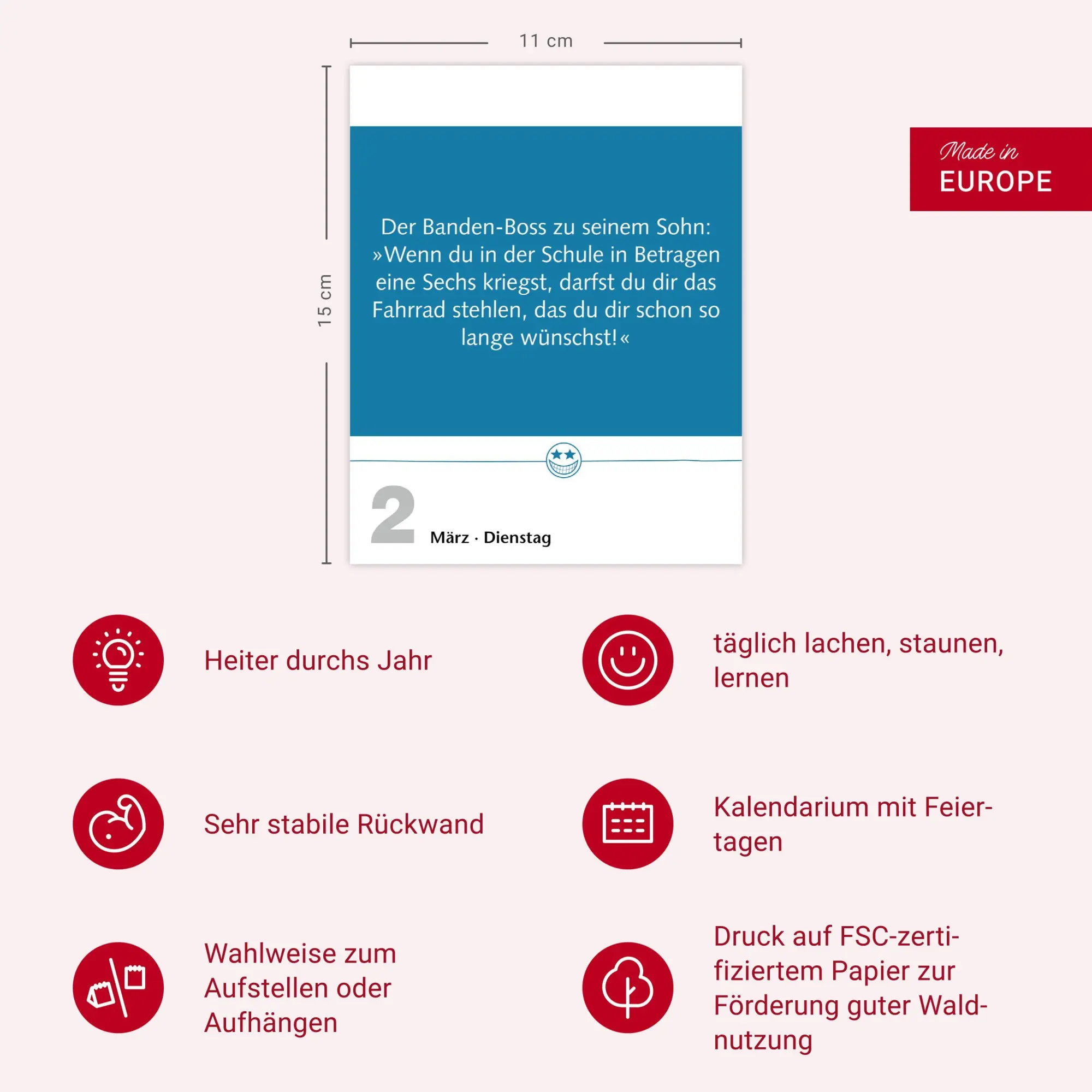 Bild: 9783840039027 | Beste Witze Tagesabreißkalender 2027 | Anders Ulrike | Kalender | 2027