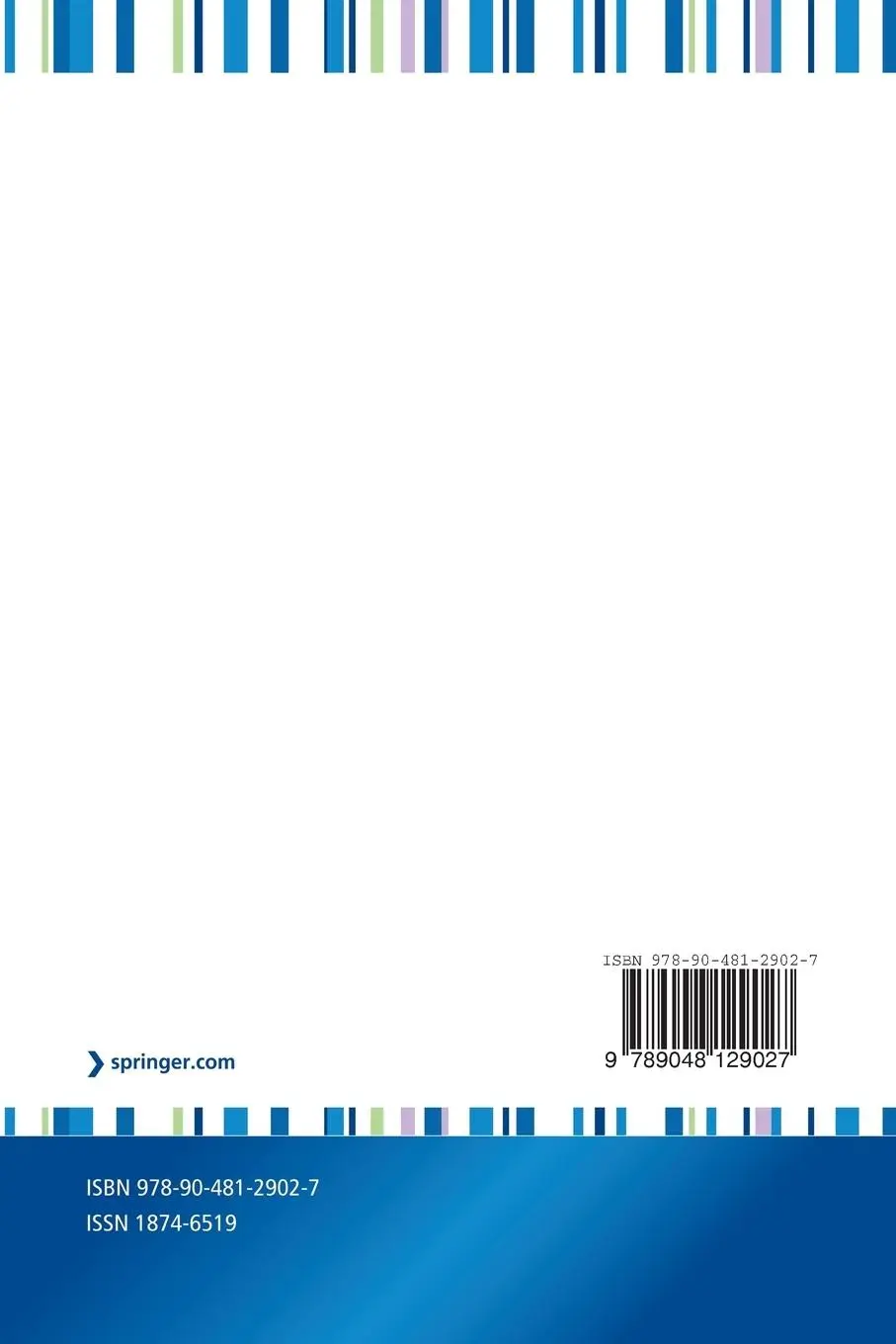 Rückseite: 9789048129027 | The Role of Ecological Chemistry in Pollution Research and...