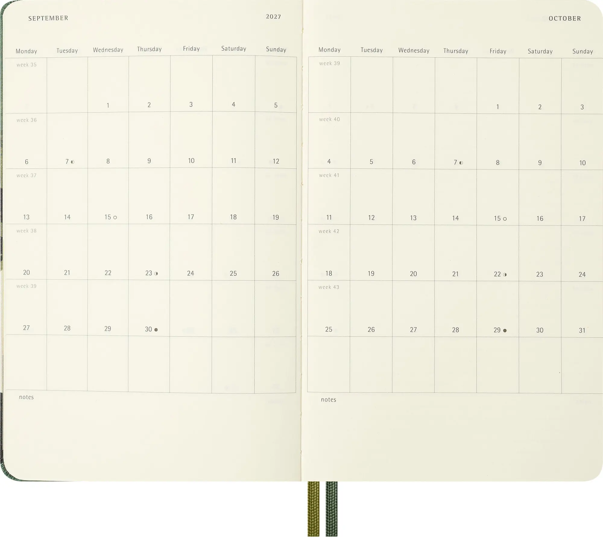 Bild: 8056999279127 | Moleskine 12 Monate Der Herr der Ringe Tageskalender 2027, L/A5, 1...