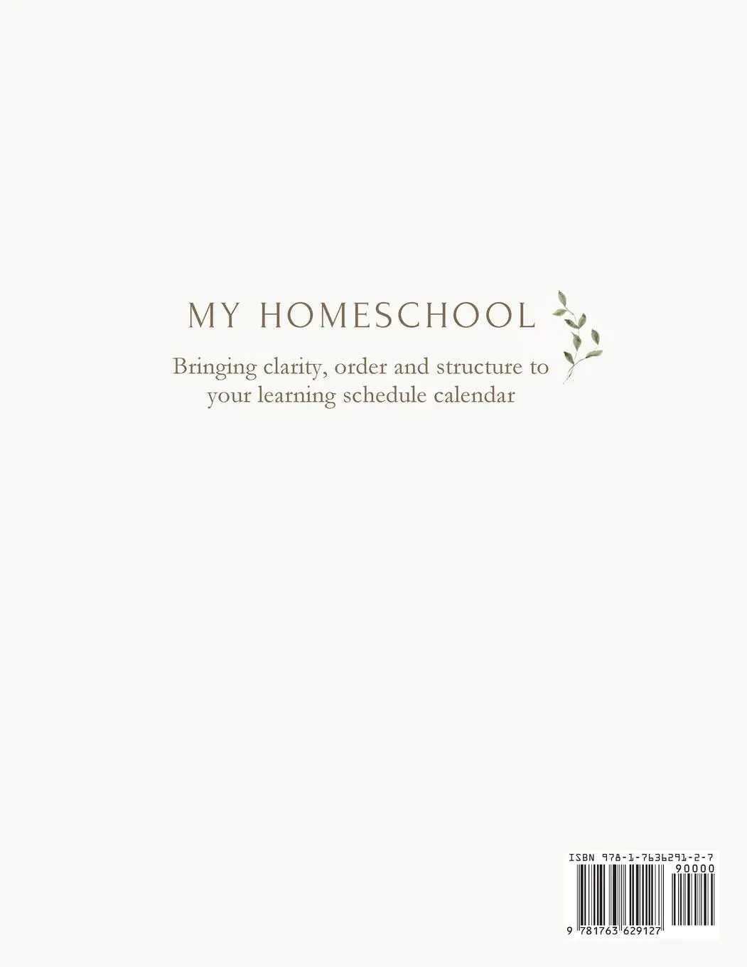 Rückseite: 9781763629127 | Inspire My Homeschool Planner 2025 | Michelle Morrow | Taschenbuch