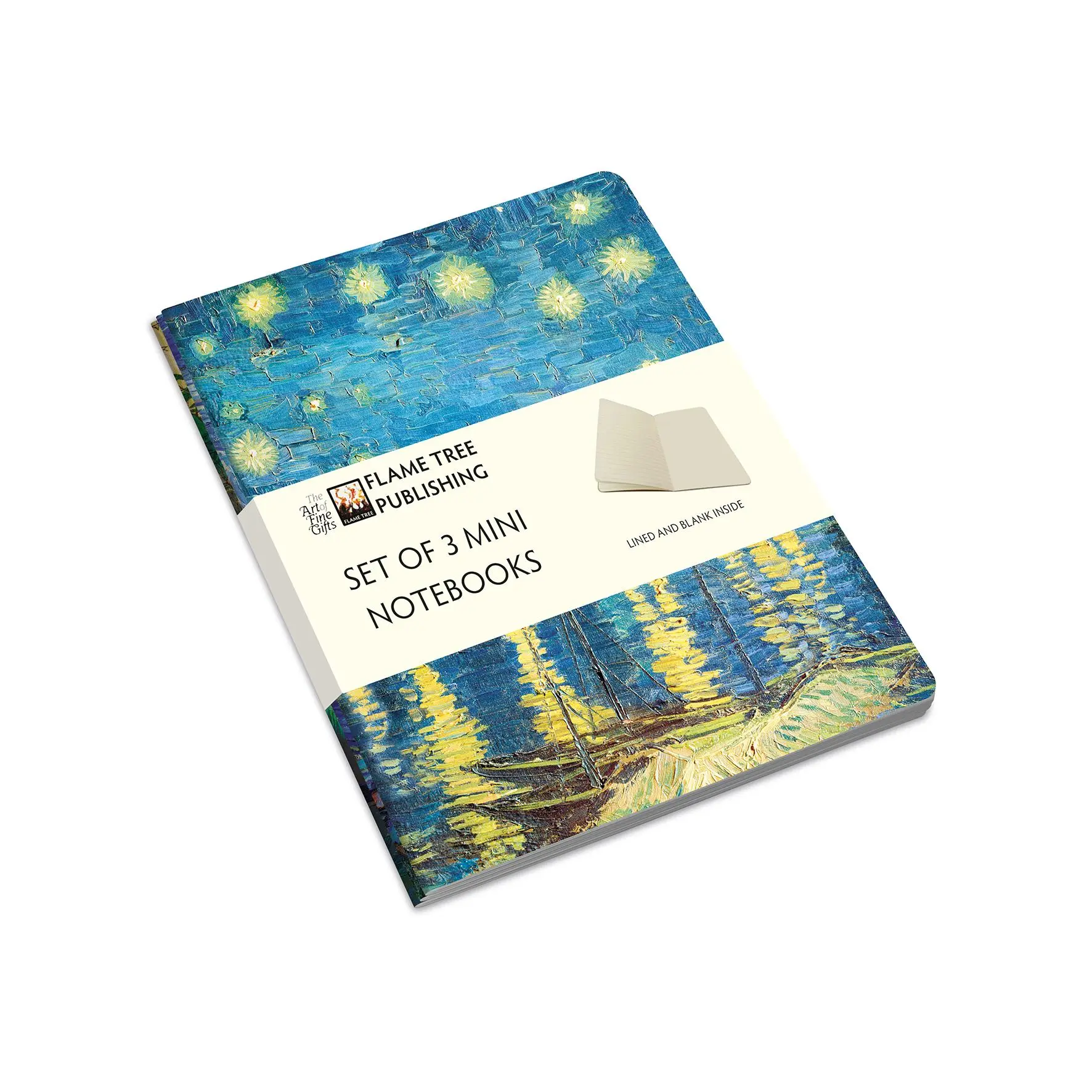 Cover: 9781787559127 | Vincent Van Gogh Set of 3 Mini Notebooks | Flame Tree Publishing