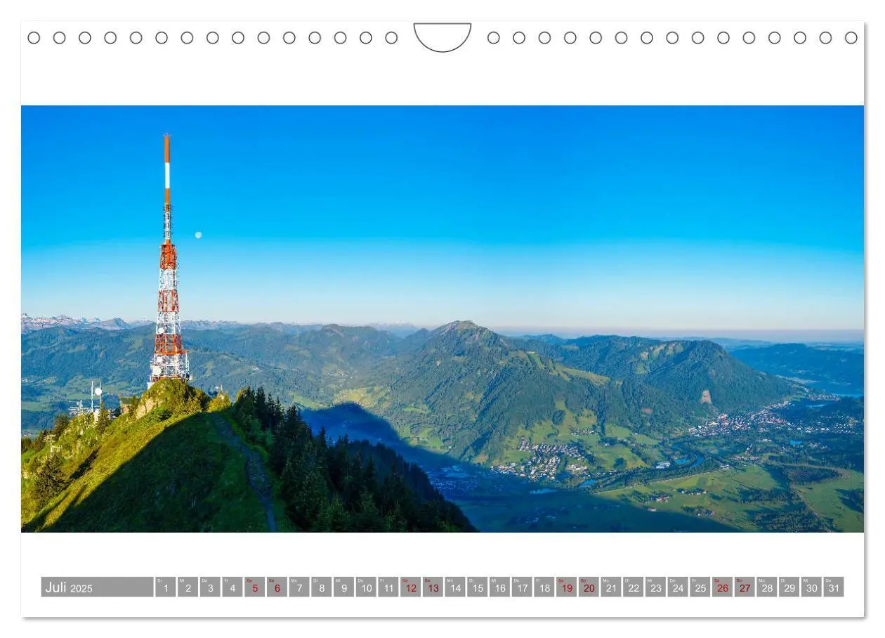 Bild: 9783435359127 | Oberallgäu Panorama (Wandkalender 2025 DIN A4 quer), CALVENDO...