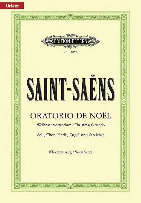 Cover: 9790014109127 | Oratorio de Noël | Camille Saint-Saëns | Broschüre | 60 S. | Deutsch