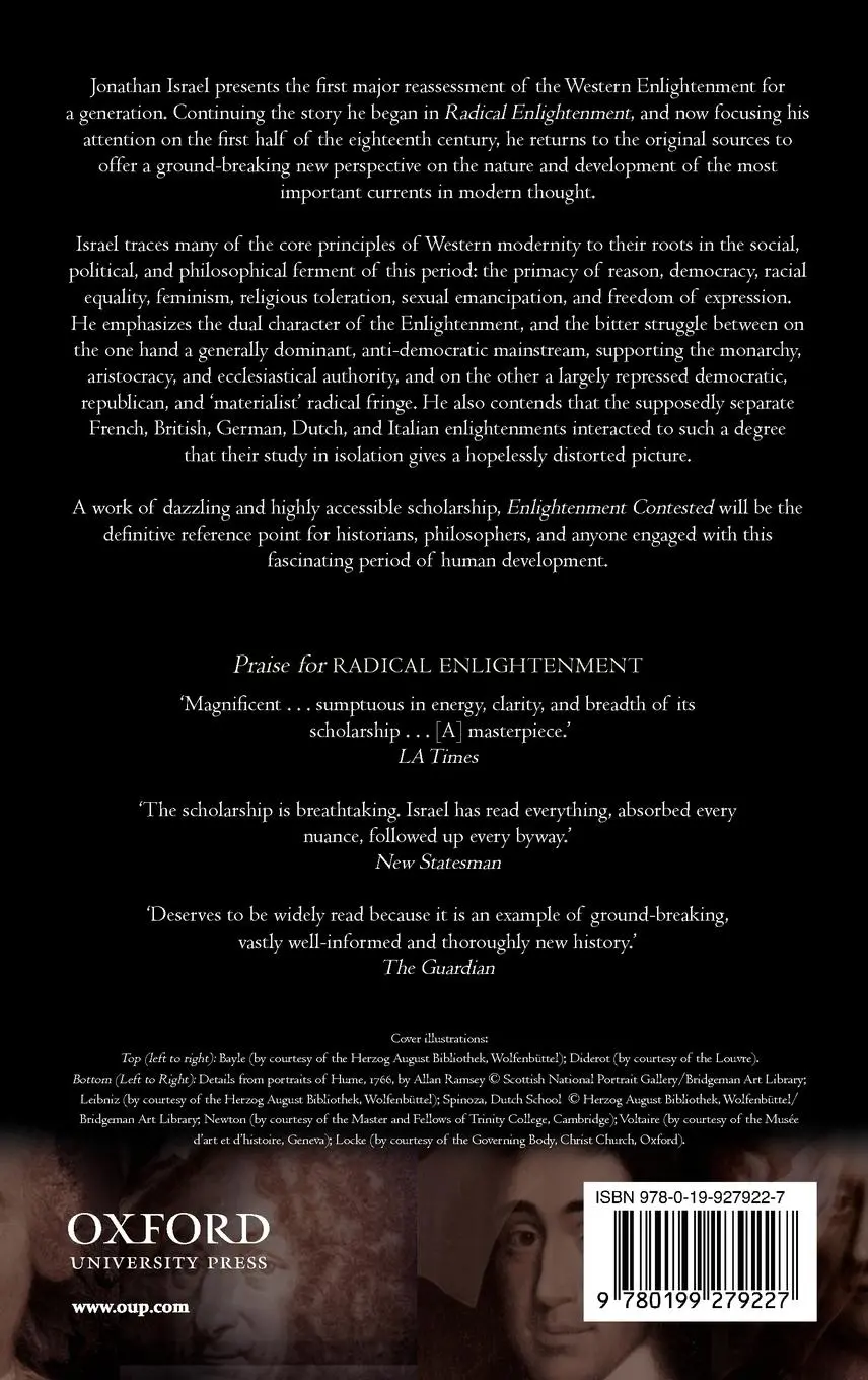 Rückseite: 9780199279227 | Enlightenment Contested | Jonathan I Israel | Buch | Gebunden | 2006