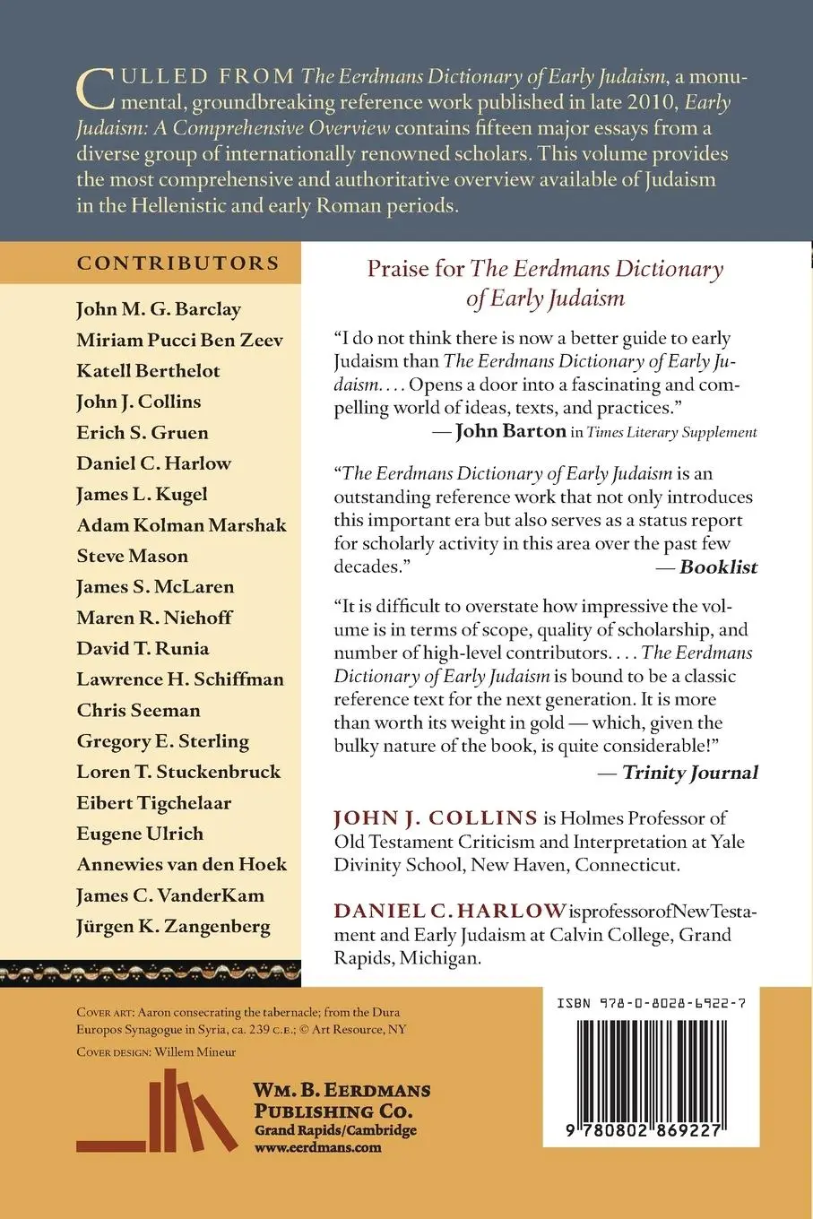 Rückseite: 9780802869227 | Early Judaism | A Comprehensive Overview | John J. Collins (u. a.)