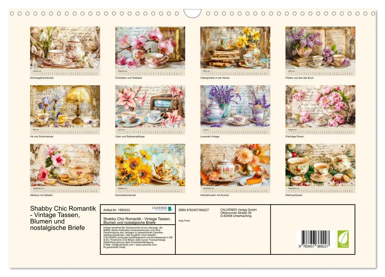 Bild: 9783457369227 | Shabby Chic Romantik - Vintage Tassen, Blumen und nostalgische...