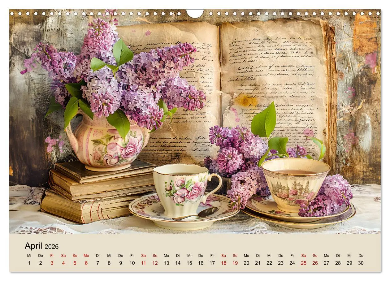 Bild: 9783457369227 | Shabby Chic Romantik - Vintage Tassen, Blumen und nostalgische...