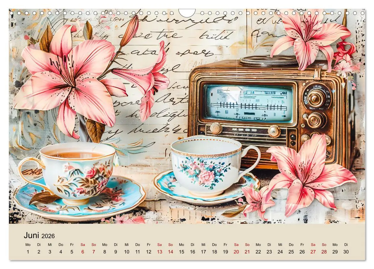Bild: 9783457369227 | Shabby Chic Romantik - Vintage Tassen, Blumen und nostalgische...