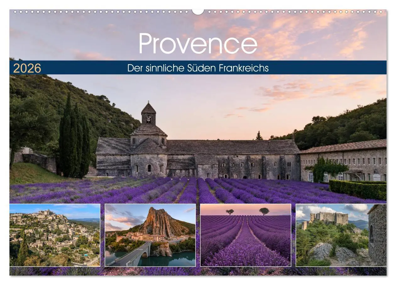 Cover: 9783457819227 | Provence, der sinnliche Süden Frankreichs (Wandkalender 2026 DIN A2...