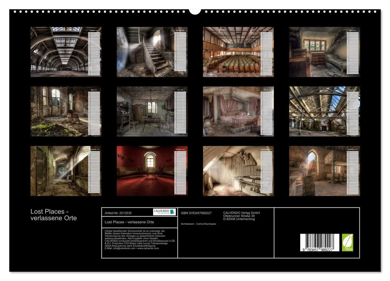 Bild: 9783457989227 | Lost Places - verlassene Orte (hochwertiger Premium Wandkalender...