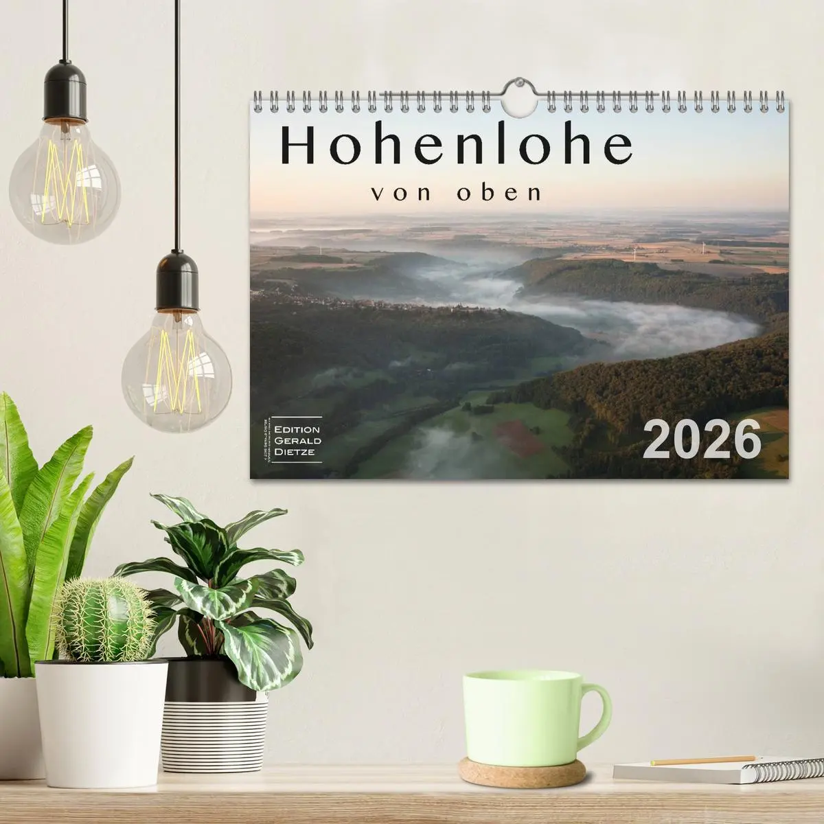 Bild: 9783516079227 | Hohenlohe von oben (Wandkalender 2026 DIN A4 quer), CALVENDO...